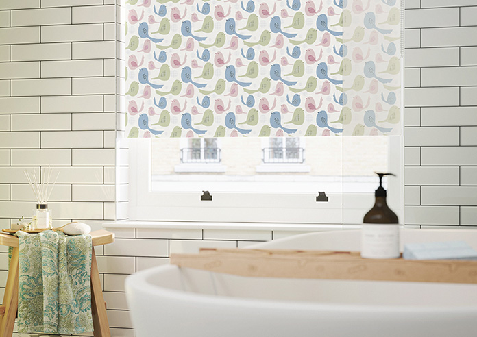 Bright Birds, Pastel - Roller Blind - Image 5